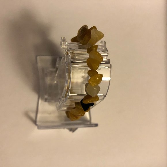 ** 3/$21 **   Natural Chip Stones Stretch Bracelet - Picture 5 of 8